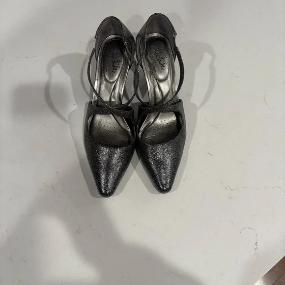 Life Stride Soft System Silver Glitter Women's Shoes Size 8.5 - Picture 6 of 15